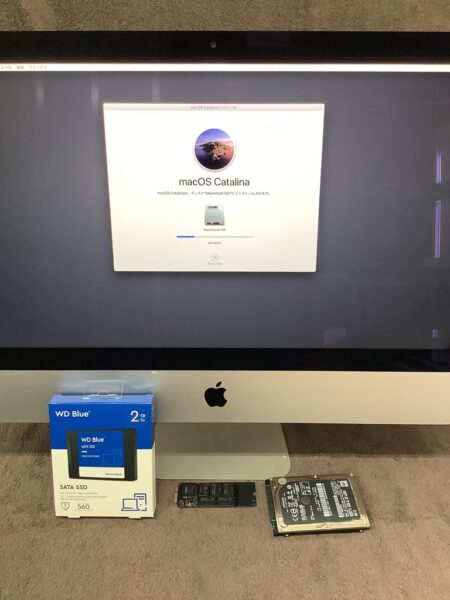 iMac (21.5-inch, Late 2012) SSD換装