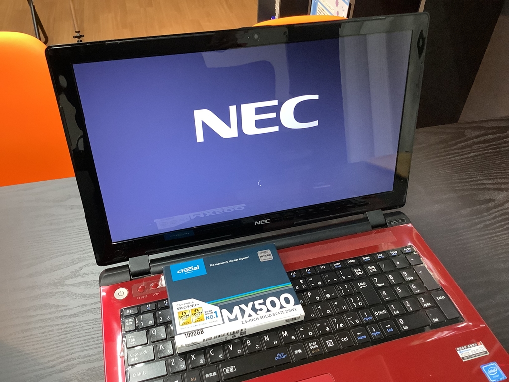 NEC Lavie NS150/C SSD換装