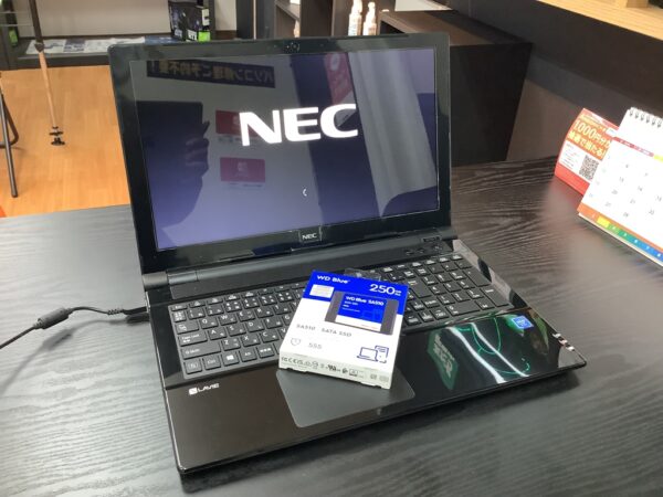 NEC Lavie NS150/H SSD換装