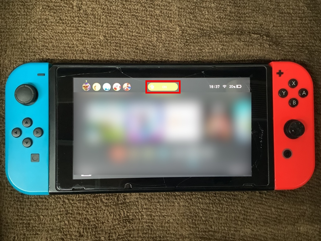 Nintendo Switch 勝手に画面が遷移する