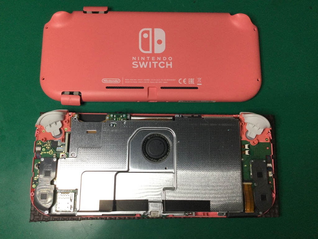 Nintendo Switch Lite 冷却ファン交換