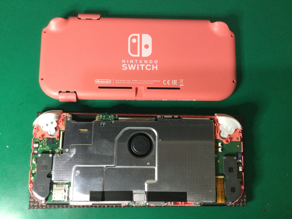 Nintendo Switch Lite 冷却ファン交換