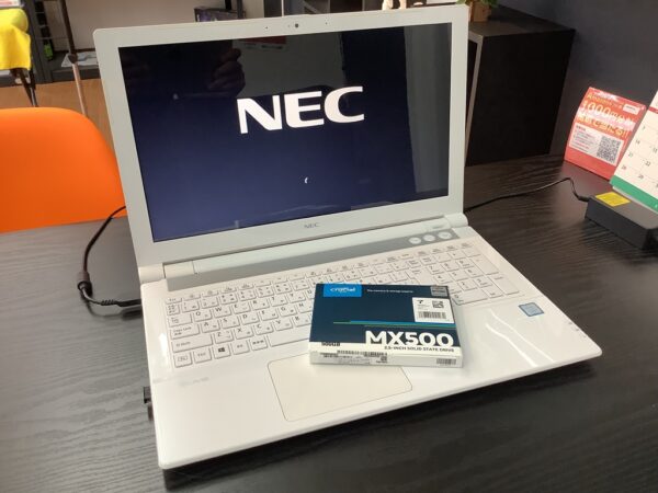 NEC NS600/J SSD換装+Win11インストール