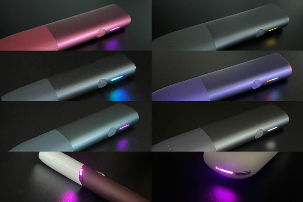 iQOSイルマワン本体 限定カラー ネオン　カスタム　虎 LED 好きな色に変更