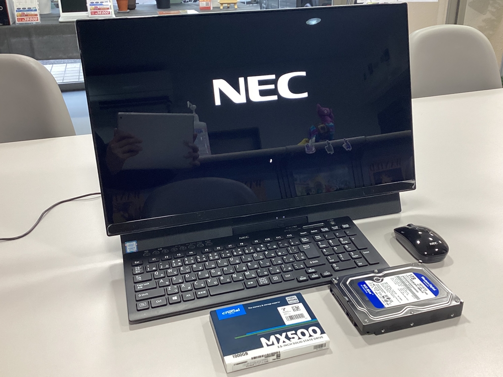 NEC Lavie GD164U/CF SSD換装
