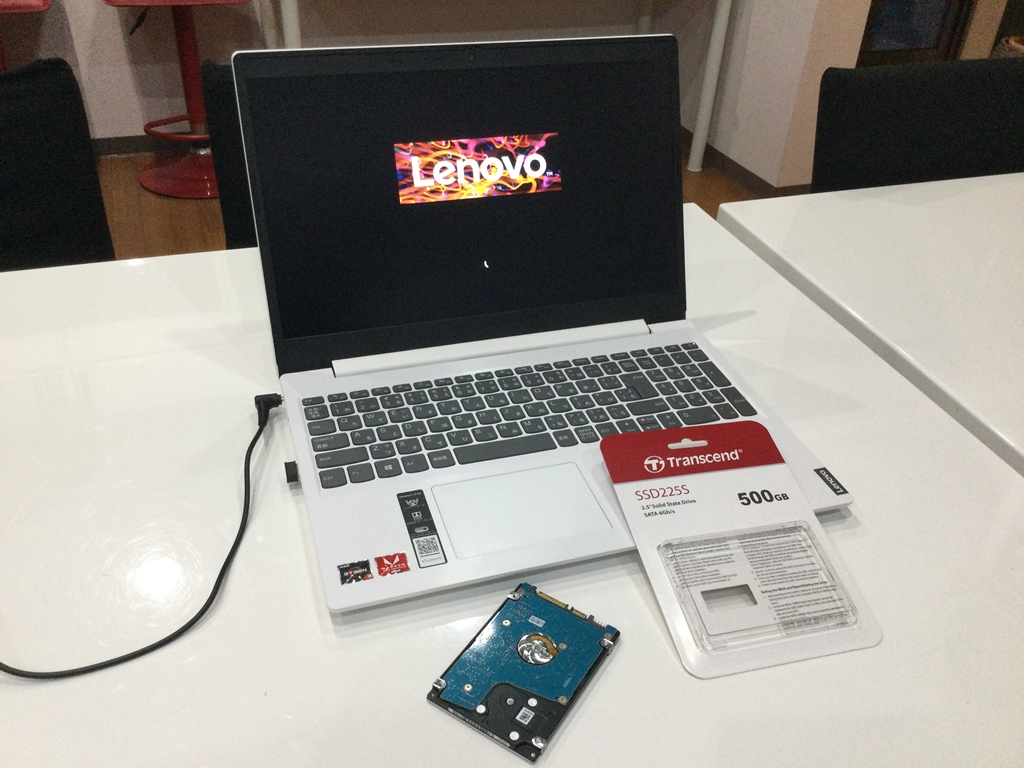 Lenovo ideaPad L340-15API SSD換装