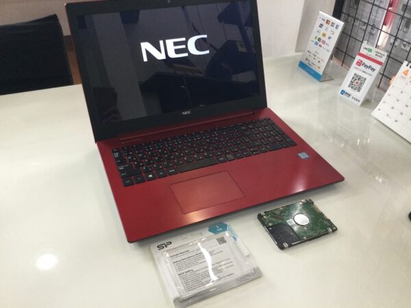 NEC LAVIE NS600/K SSD換装