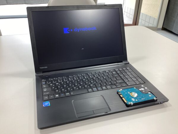 TOSHIBA dynabook B25/21BB SSD換装