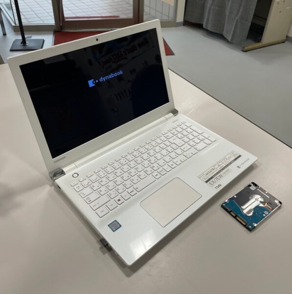 東芝dynabook EX/7EW SSD換装