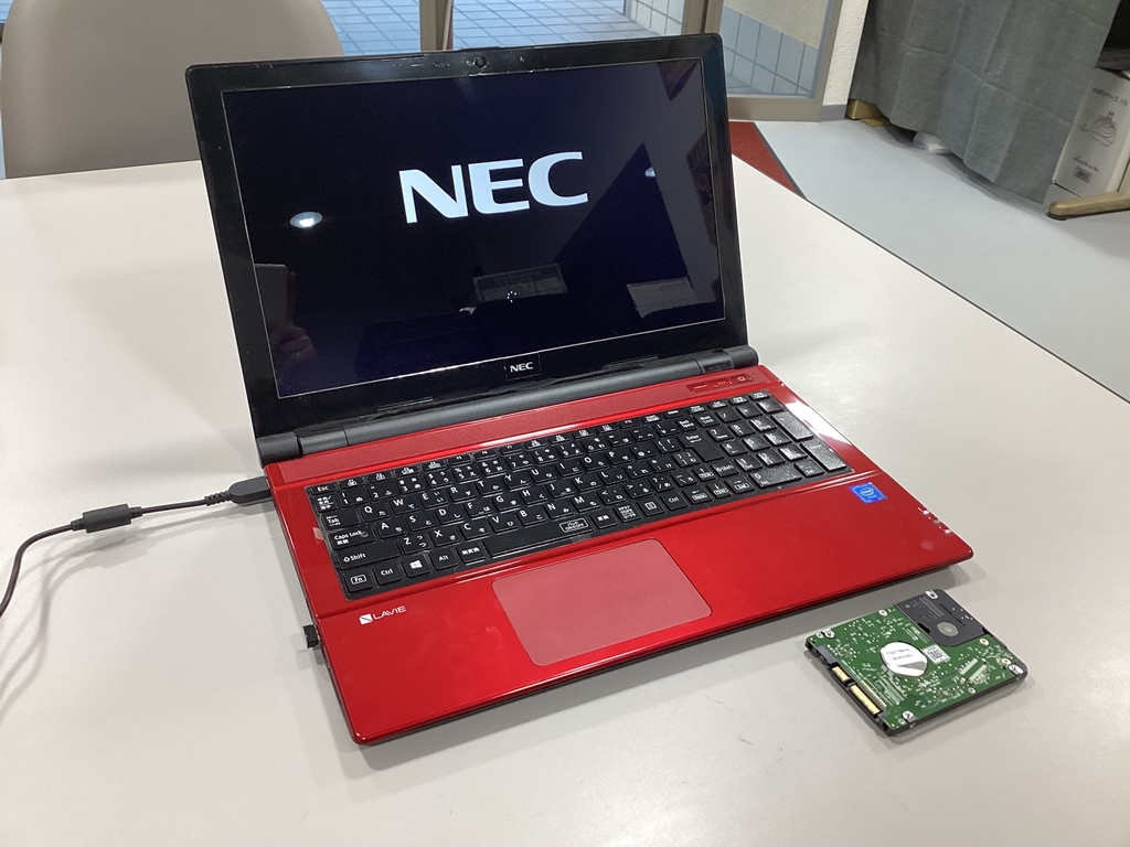 NEC LAVE NS150/G SSD換装