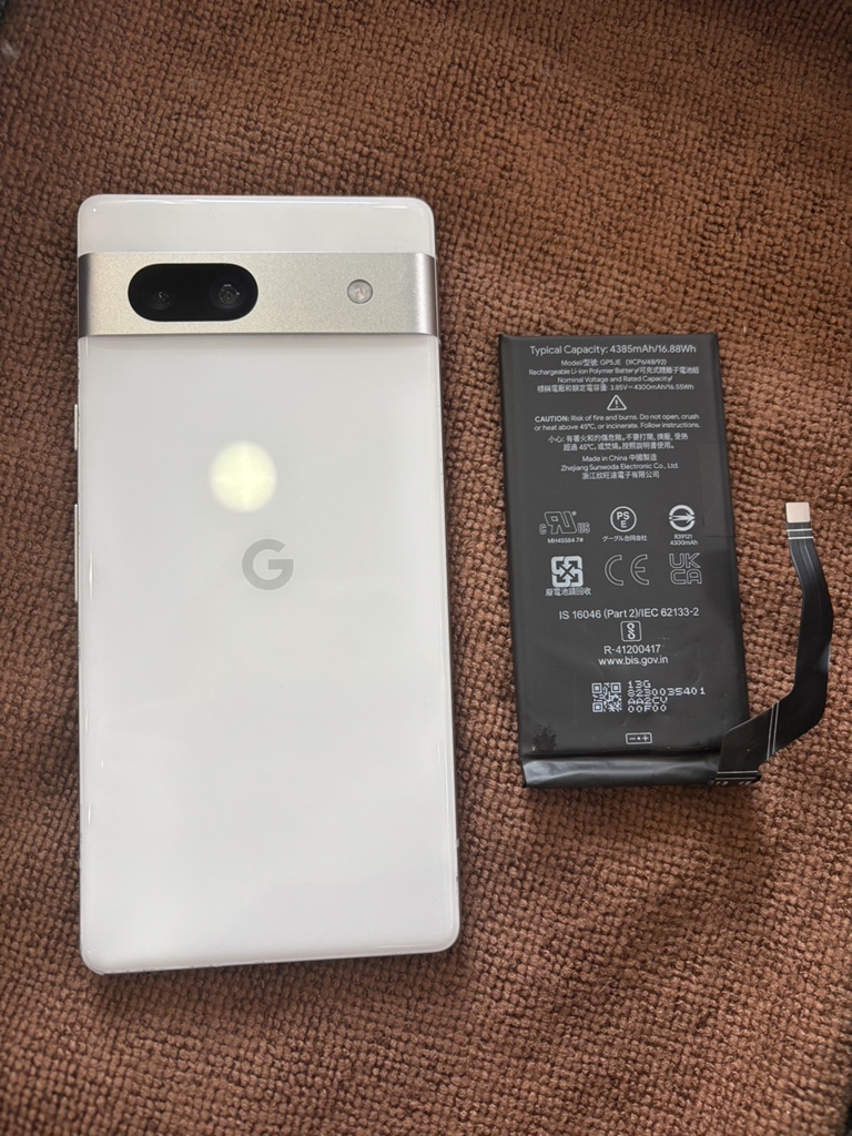 GooglePixel7a バッテリー交換