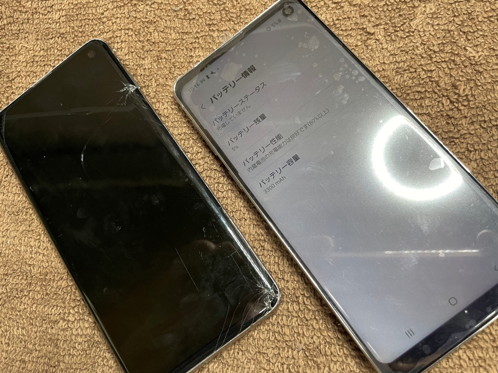 Galaxy S10 パネル交換