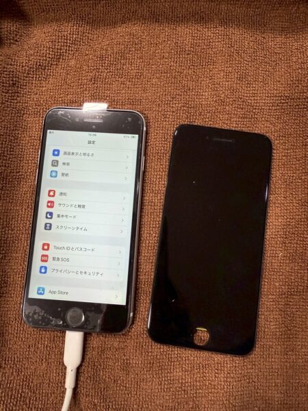 iPhoneSE2 フロントパネル交換