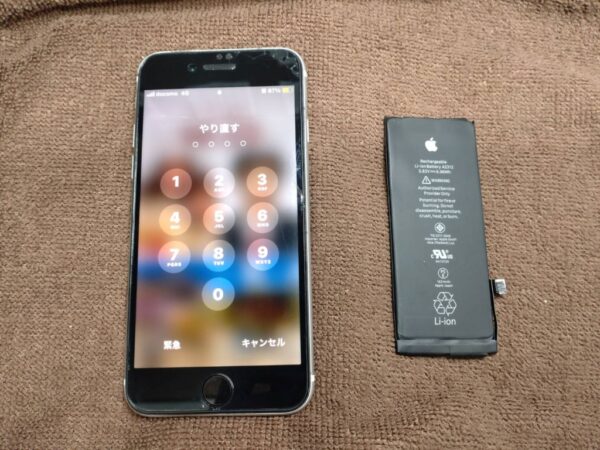 iPhoneSE2 バッテリー交換