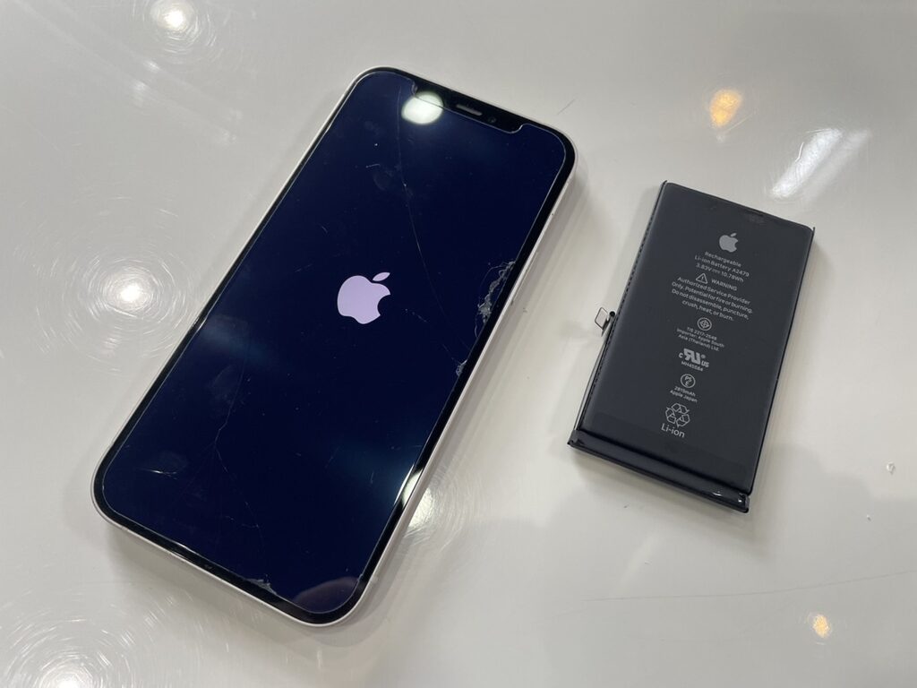 iPhone12 バッテリー交換