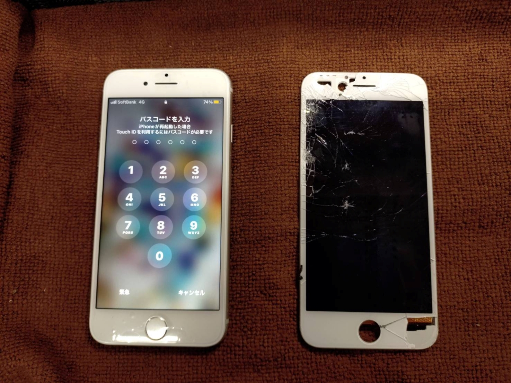 iPhone8 フロントパネル交換