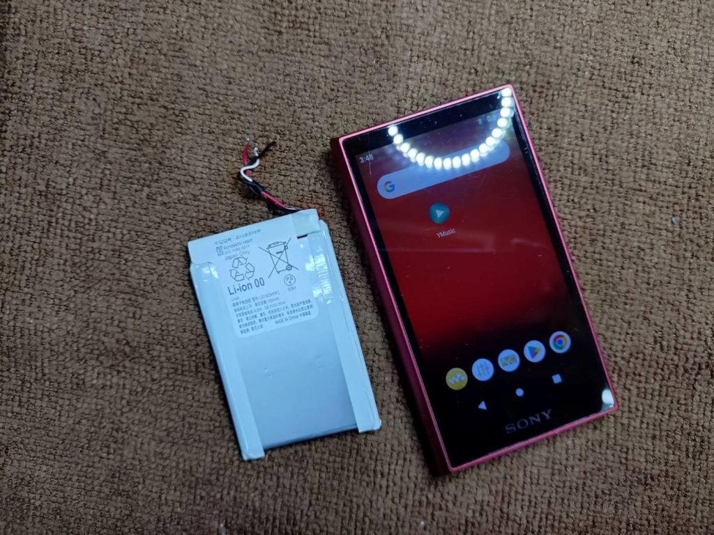 Walkman NW-A107 バッテリー交換