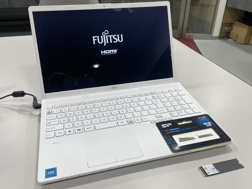 FUJITSU FMV Lite 3515/H1 SSD交換｜Windows起動不良