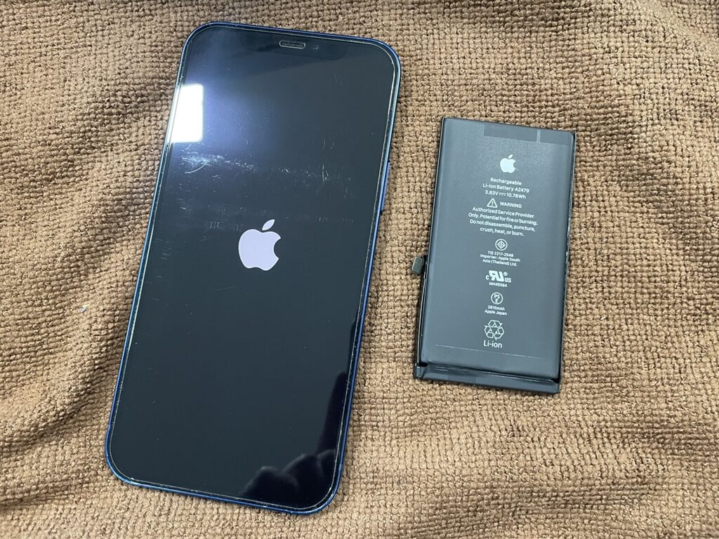 iPhone 12 大容量バッテリー交換｜電池持ち改善